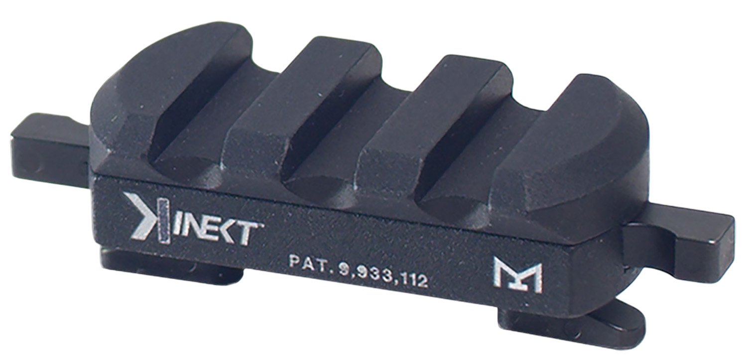 Kinetic Development KIN5-100 M-LOK 3-Slot Picatinny Rail Black Aluminum - Kinetic Development Group, LLC
