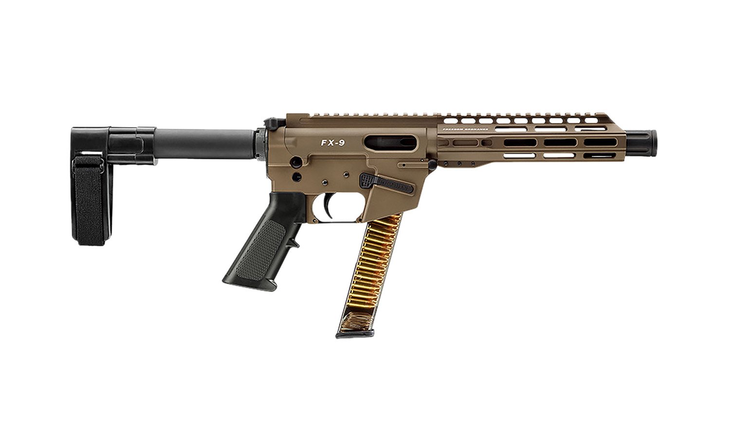 Freedom Ordnance FX9P8SBM-FDE 9mm Luger 8 In 31 Flat Dark Earth - Freedom Ordnance - 9mm Luger (9x19 Parabellum)
