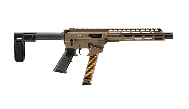 Freedom Ordnance FX9P10SBM-FDE 9mm Luger 10.00 In 31rd Flat Dark Earth - Freedom Ordnance - 9mm Luger (9x19 Parabellum)