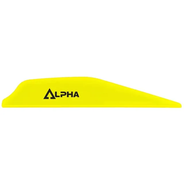 Buy Bohning 101062NY28 Alpha Vanes Neon Yellow 100pk AR1250 Material online