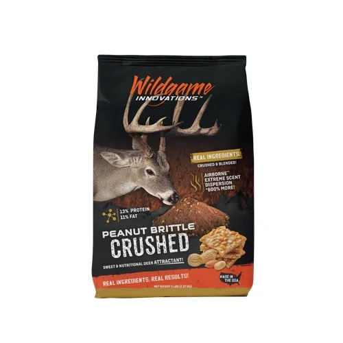 Wildgame Innovation Peanut Brittle Crushed 5lb Bag Wildlife Bait - Wildgame Innovation for sale at Smoke Wagon Firearms