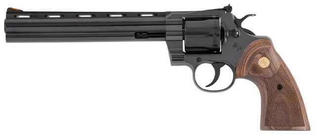 Buy CLT PYTHON 357MAG 8 BLUED WOOD GOLD GRIP 6R online