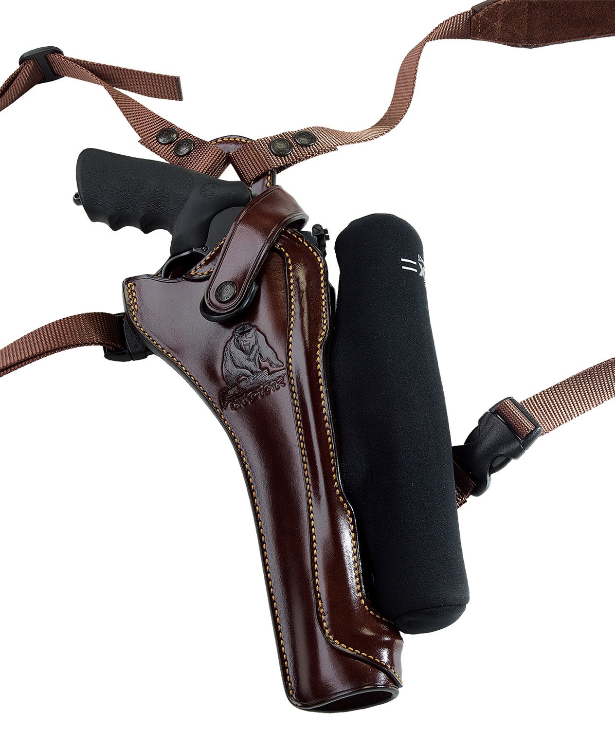 Buy Galco KH172H Kodiak Hunter Chest Holster Havana Leather Right Hand 8.375" online