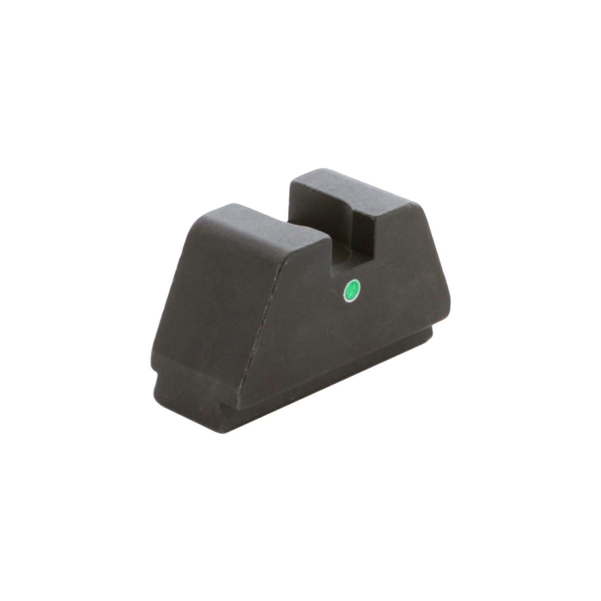AmeriGlo GL-143R Green Tritium Rear Sight .451in H .165in Sq Notch Glock - Ameriglo