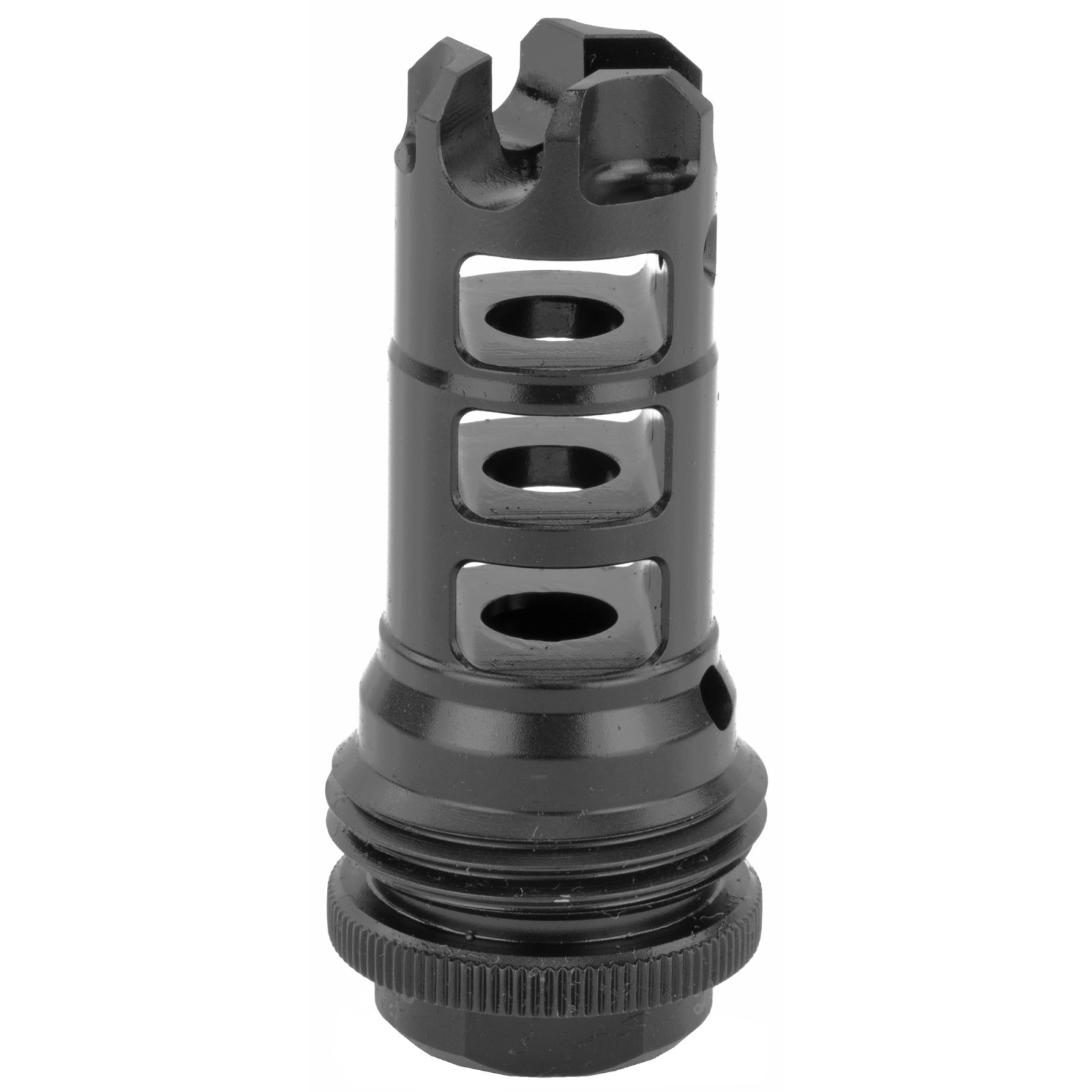Lantac USA DGN556BASR Muzzle Brake 223/5.56 1/2-28 Nitride Black - Lantac - 223 REMINGTON