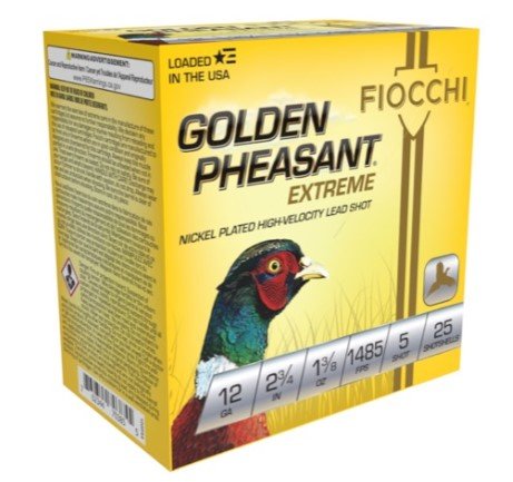 Fiocchi Golden Pheasant 12 Gauge 2.75 In 1 3/8 oz #5 Shot - Fiocchi - 12 Gauge