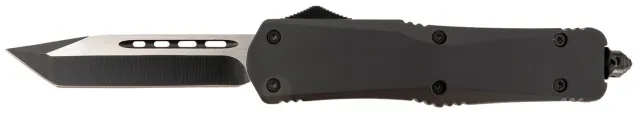 Steel River Knives T624BT Spartan 3.75" Tanto Black-Silver 440C SS Blad...