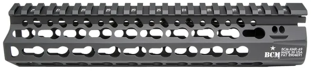 Bravo BCM-KMRA9556BK 9" Keymod Aluminum Handguard Black Anodized AR-15 - BCM