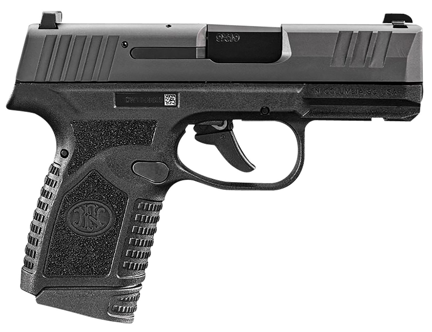 FN Reflex 9mm Luger 3.3 in Black PVD 15+1 Capacity Internal Hammer Fired - FN America - 9mm