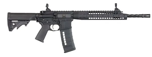 LWRCI SIX8A5RB16 6.8mm SPC 16" Black Semi-Auto Rifle Spiral Fluted