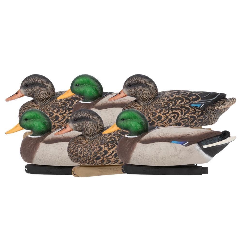 Zink ZNKDY319 Floater Duck Decoys Mallard 6-Pack - Avian-X