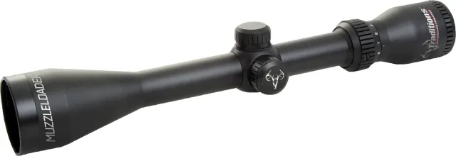 Buy Traditions A1143RIR Muzzleloader Scope Kit 3-9x 40mm Obj Matte Black online