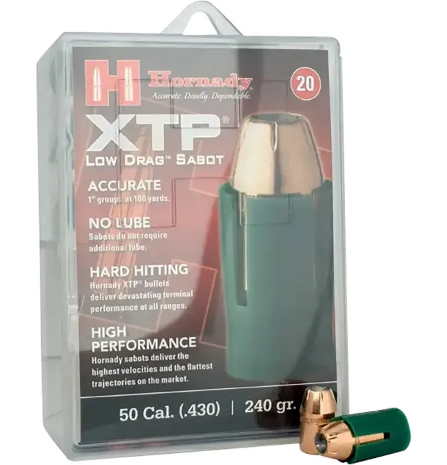 Hornady 6720 XTP 50 Caliber 240 Grain Hollow Point 20 Per Box - Hornady - 50