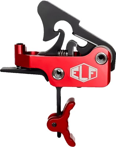 Elftmann APEX-PRO-R-C Trigger AR Platforms Curved 2.75-7lbs Red - Elftmann Tactical