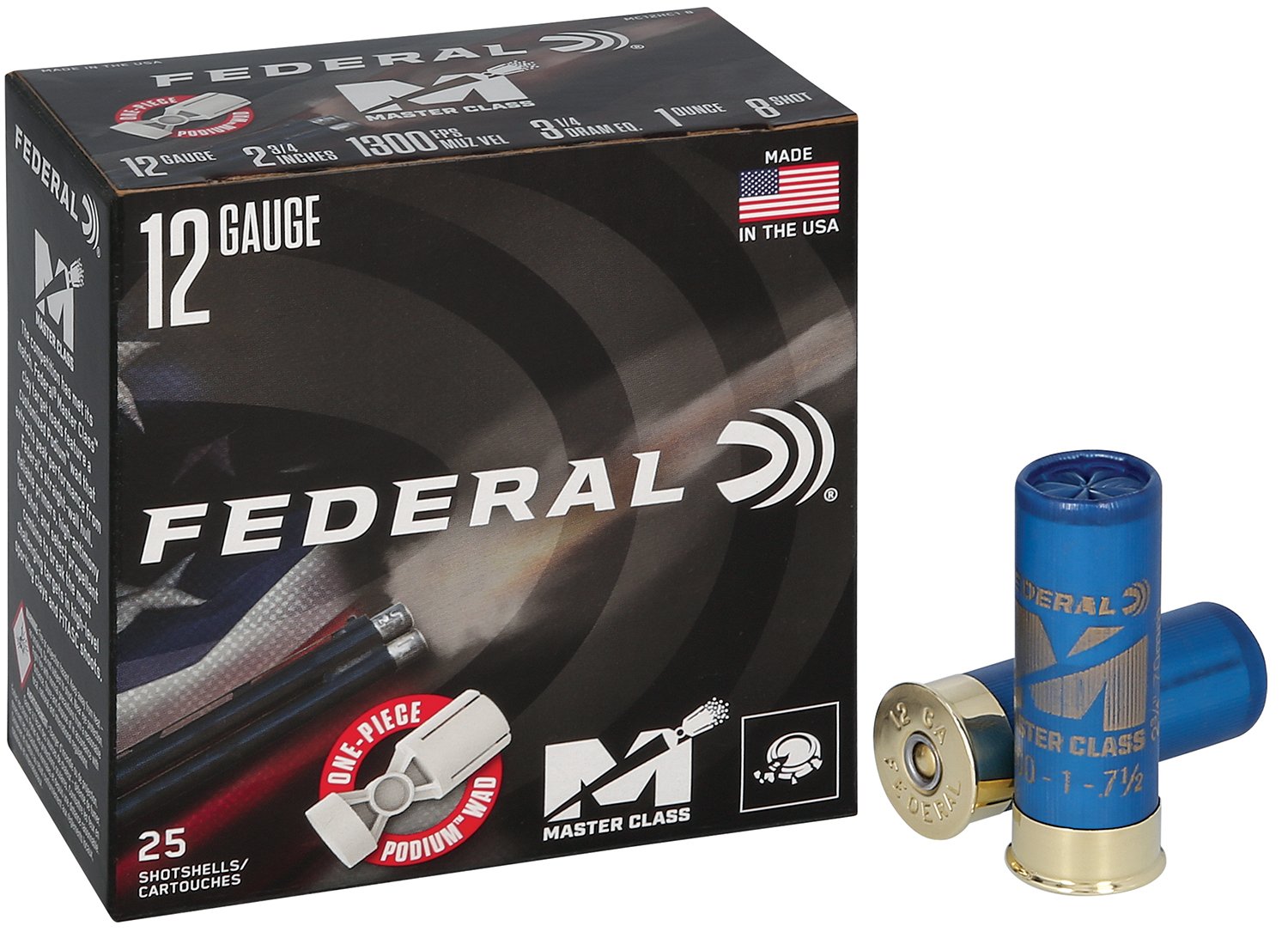 Buy Federal Master Class Shotshells 12ga 2-3/4 1oz 1300 fps #8 25/ct online