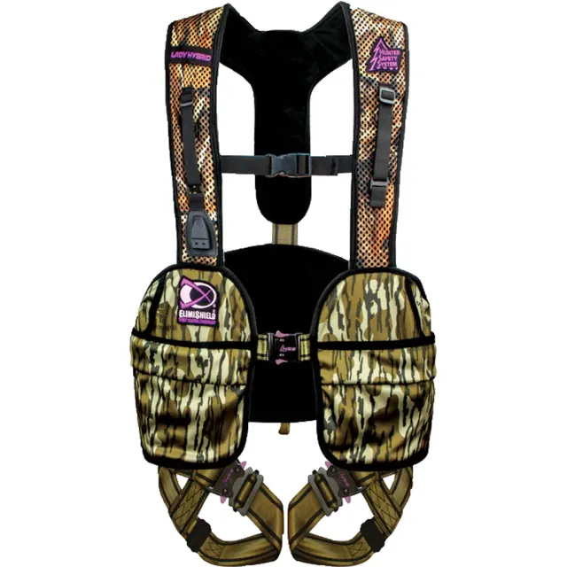 Hunter Safety System LADY-M Harness S/M Mossy Oak 100-175 lbs 6 Pockets - Hunter Company