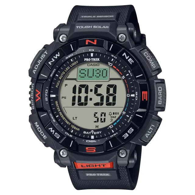 Casio Pro Trek Triple Sensor Solar Altimeter Barometer Compass - Casio