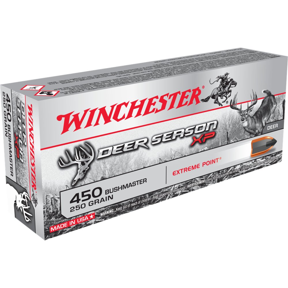 Winchester X450DS 450 Bushmaster 250 Grain Polymer Tip 20 Rounds - Winchester - 450 Bushmaster