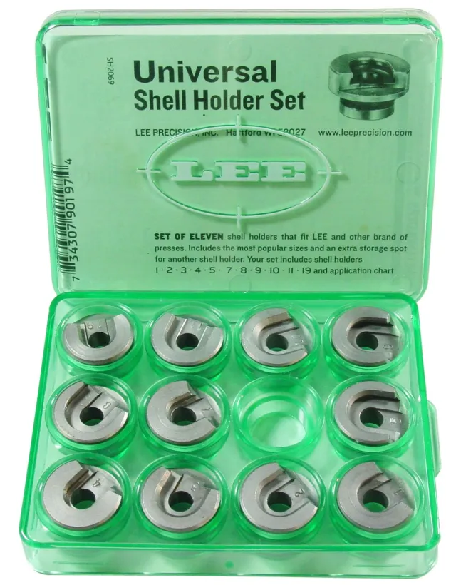 Buy Lee Precision 90197 Universal Shell Holder Set, 11-Piece, Plastic/Steel online