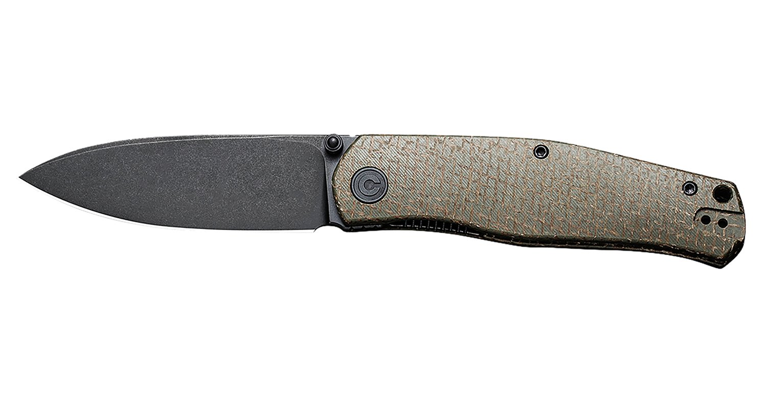 Buy CIVIVI C220072 Sokoke Knife 3.35" Green Burlap Micarta Handle online