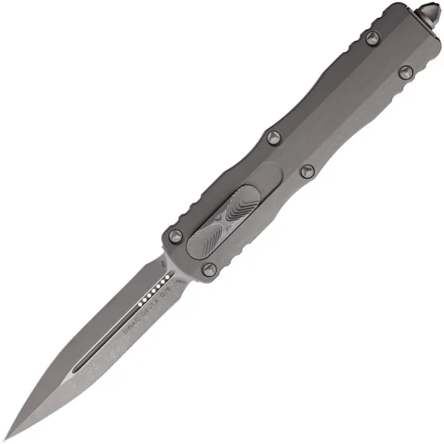 Microtech 227-10APNC Dirac Delta 3.79 In D/E Apocalyptic Std Natural Clear - MICROTECH