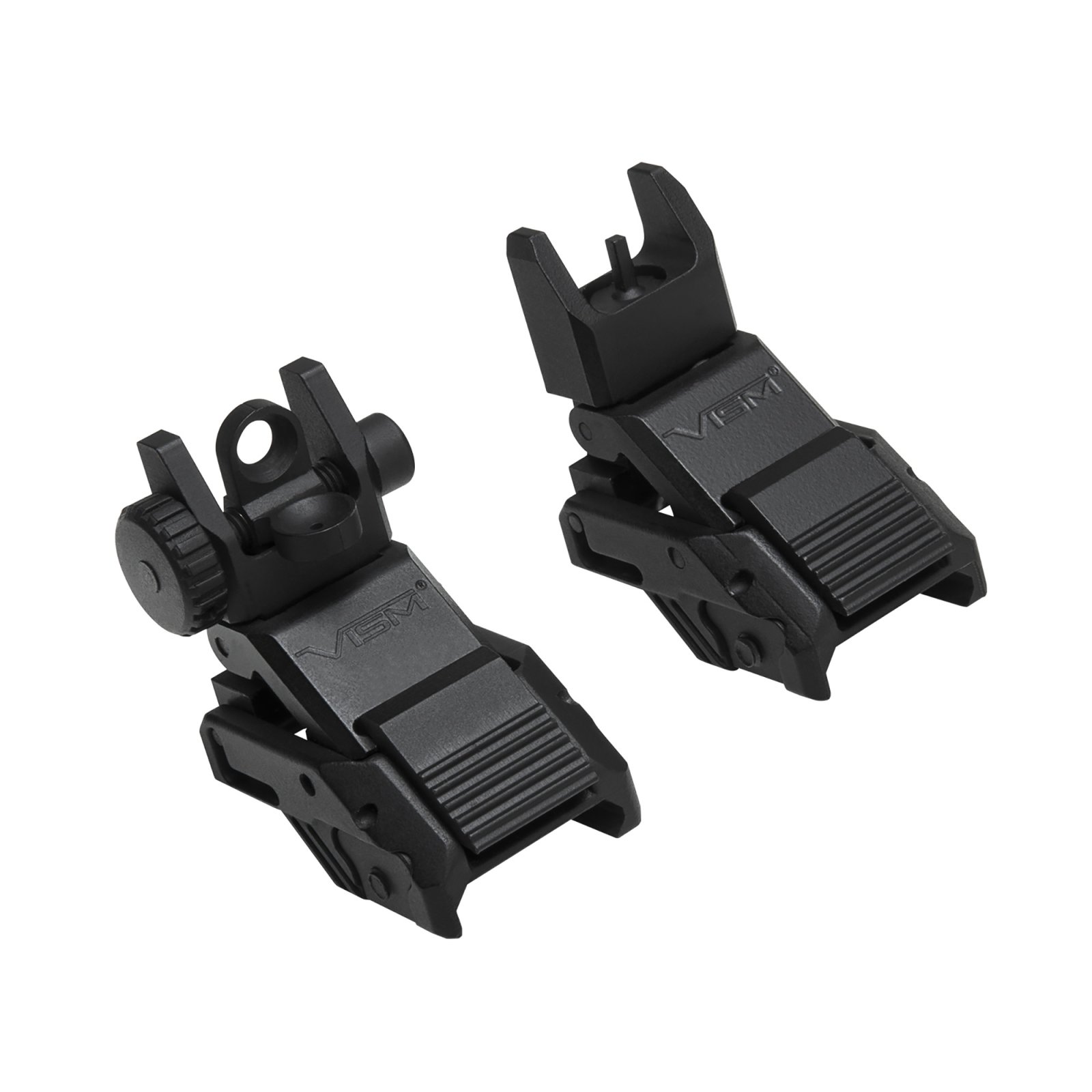 Buy NcStar VMARFLC Pro Series Flip Up Front and Rear Sights Black for... online