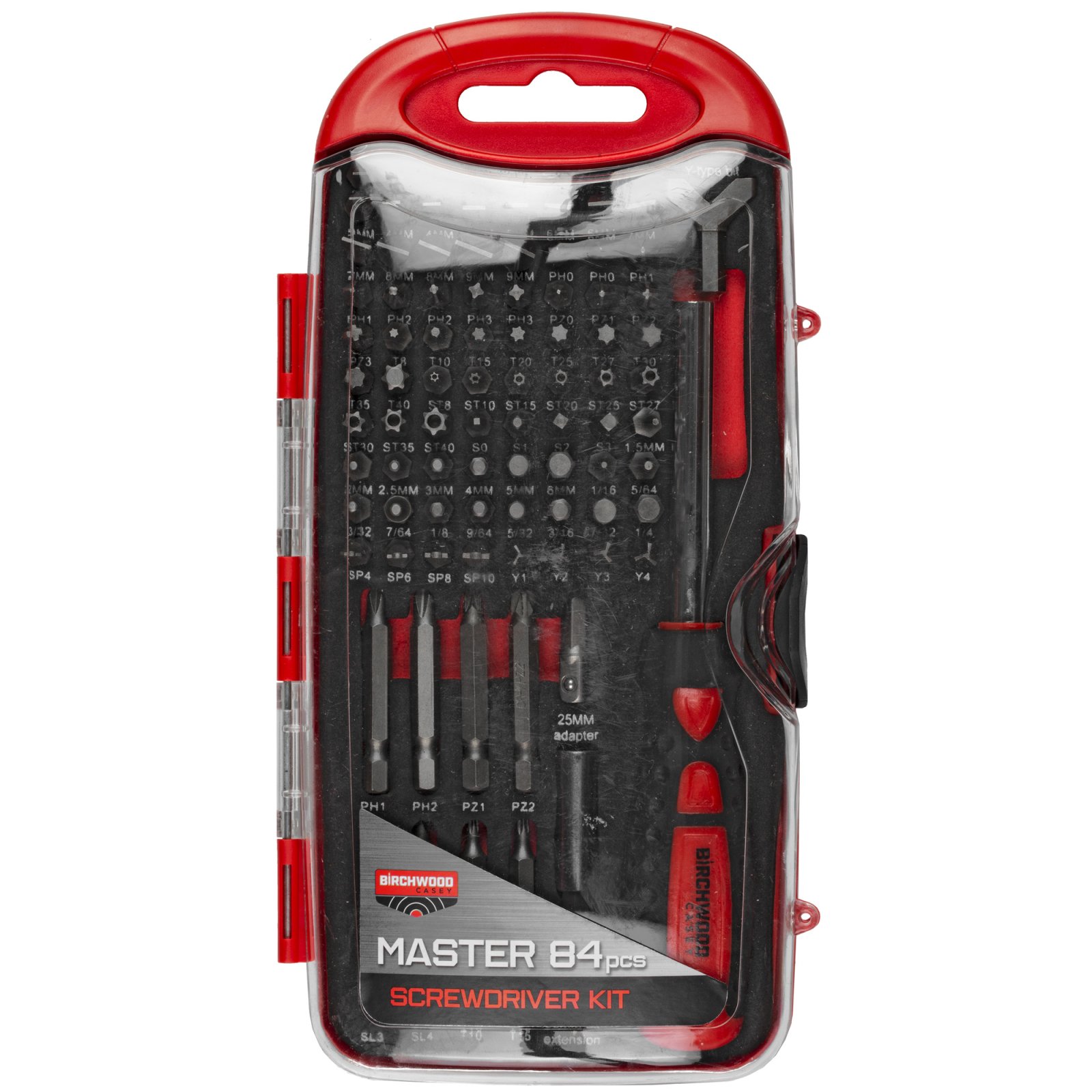 Birchwood Casey BC-PROSDS 40-Piece Pro Screwdriver Set Red - Birchwood Casey