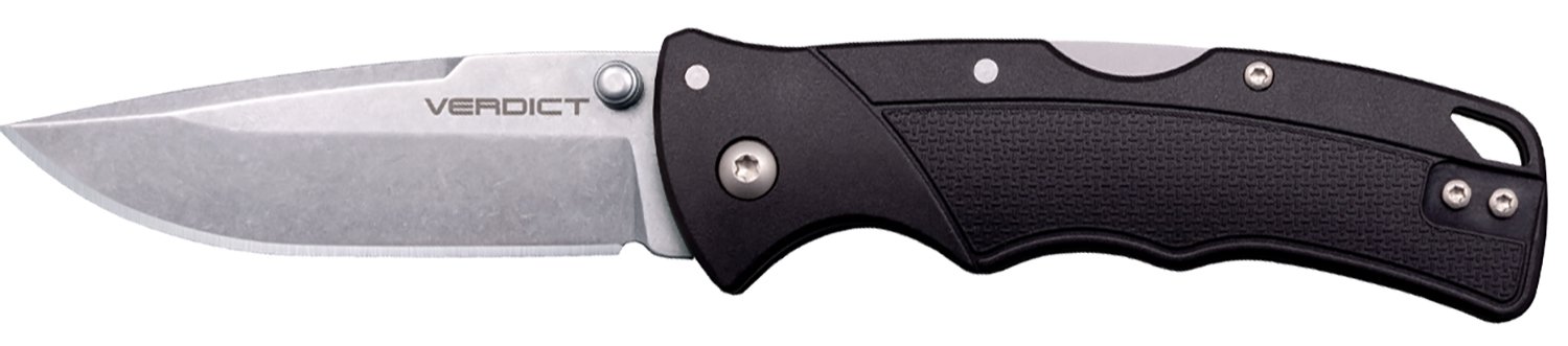 Cold Steel CSFLC3SPSSZ Verdict EDC 3" Tanto Plain Folding 4116 Krupp SS... - Cold Steel