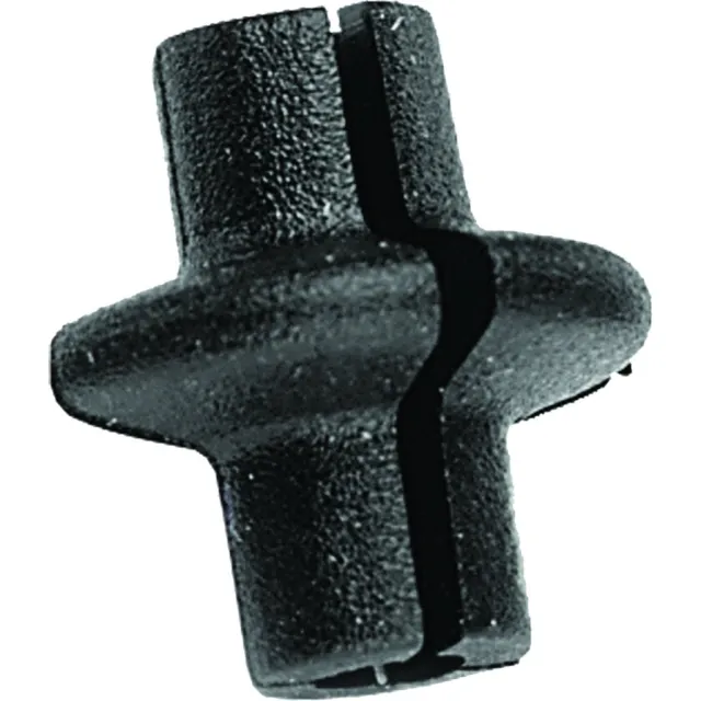 Buy Pine Ridge Slotted Kisser Button Black - Soft Durable Plastic online