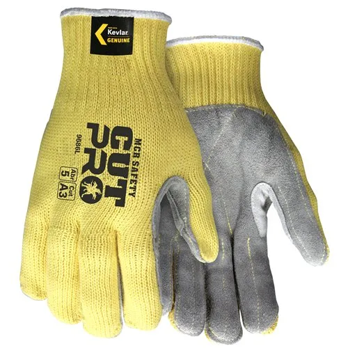 MCR Safety Grip Sharp Kevlar Leather 7-Gauge Cut-Resistant - MCR Safety
