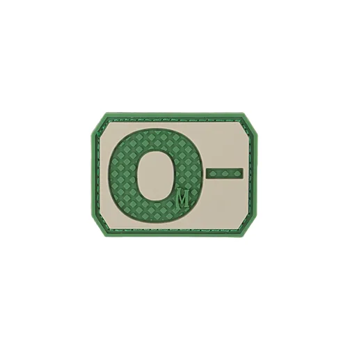 Maxpedition Blood Type Morale Patch PVC Velcro Hook Back