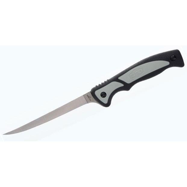 Old Timer Trail Boss Fillet Knife 5.25 in Stainless Steel Black Grey - Battenfeld Technologies