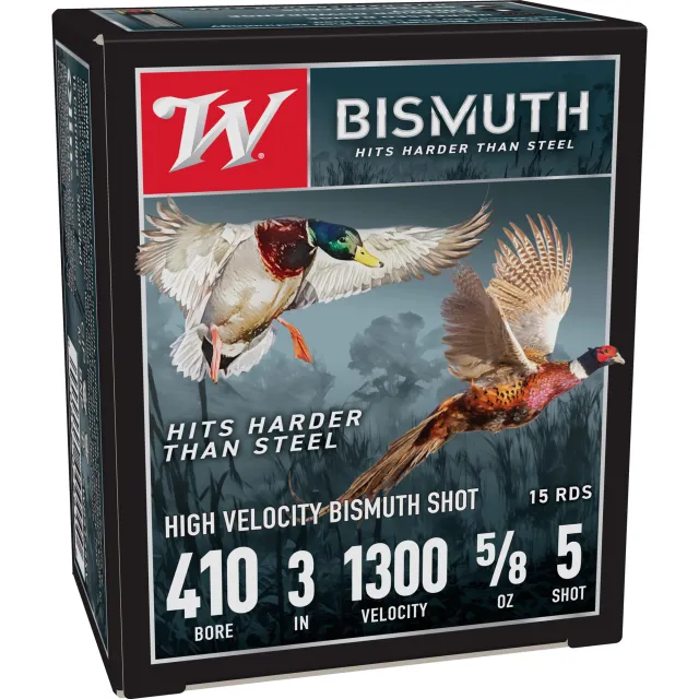 Winchester SWB4135XV Bismuth Shotshell 410ga 3" 9/16oz #4 1300fps 15ct