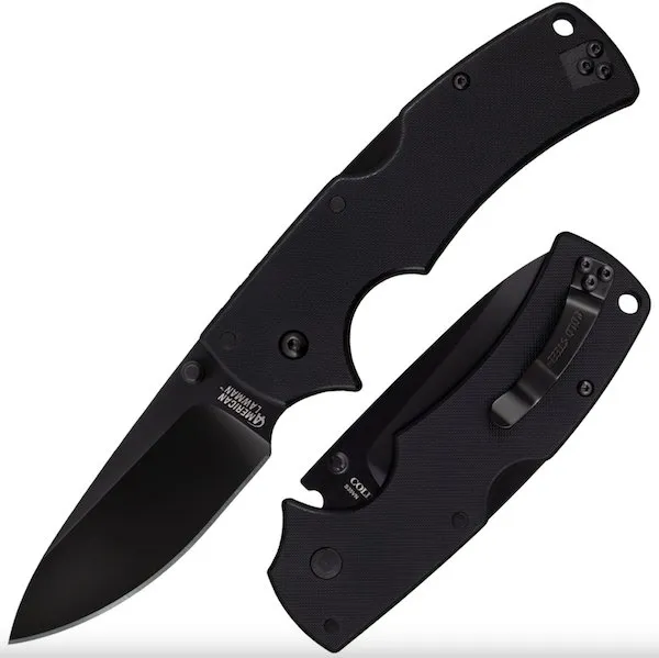 Cold Steel CS58B American Lawman 3.5" S35VN Folding Knife G10 Handle - Cold Steel