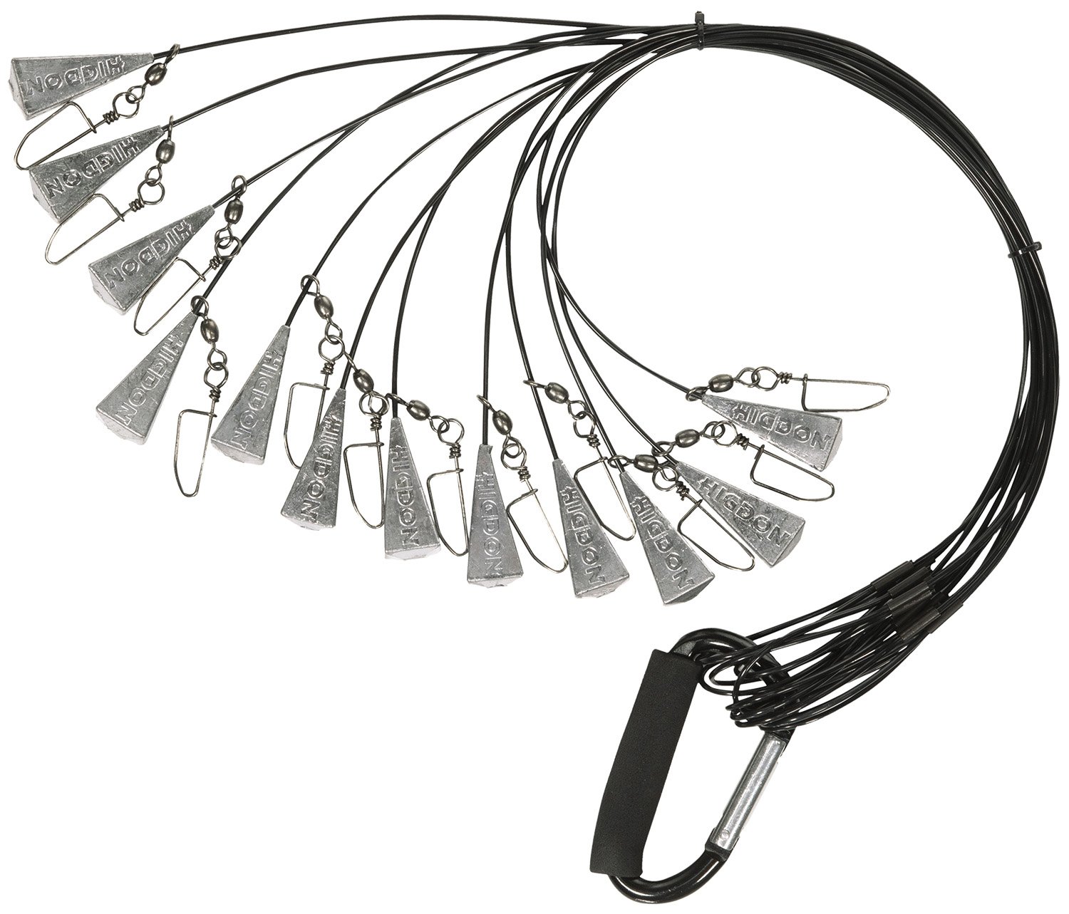 Higdon Outdoors 30328 48 In Battleship Rig Decoy Anchors 12 Pack Black - Higdon Outdoors