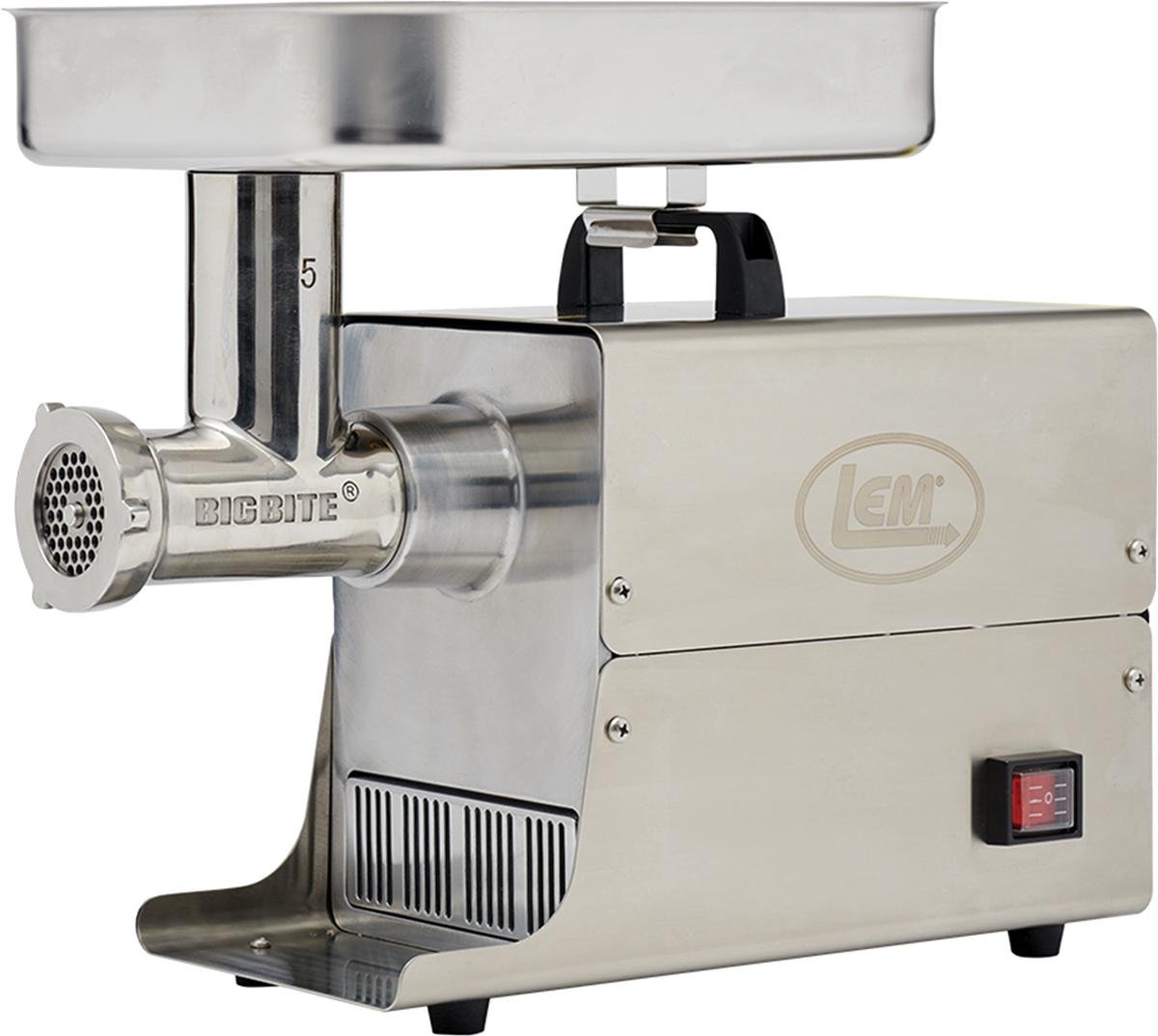 LEM Products 17771 Big Bite Electric Grinder, Stainless Steel, 0.35 HP - DNZ Products