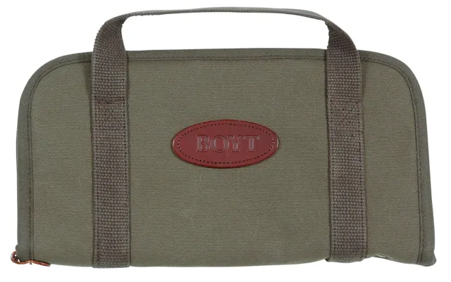 Boyt Harness Company Rectangular Pistol Rug OD Green Canvas Zippered - Boyt Harness Company