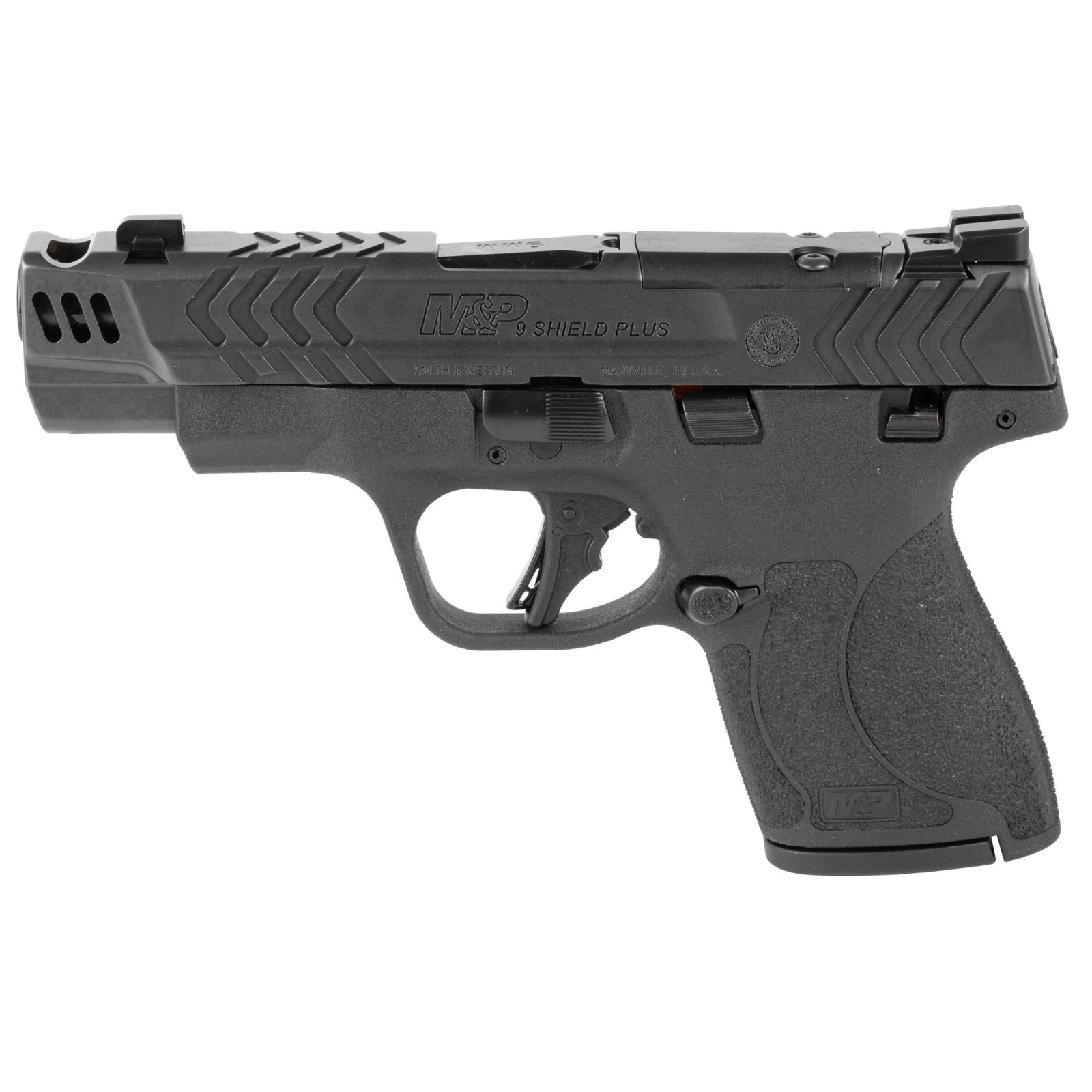 Smith & Wesson M&P 9mm Luger 4.00 In 10+1 Ported Night Sights - Smith & Wesson - 9 mm Luger