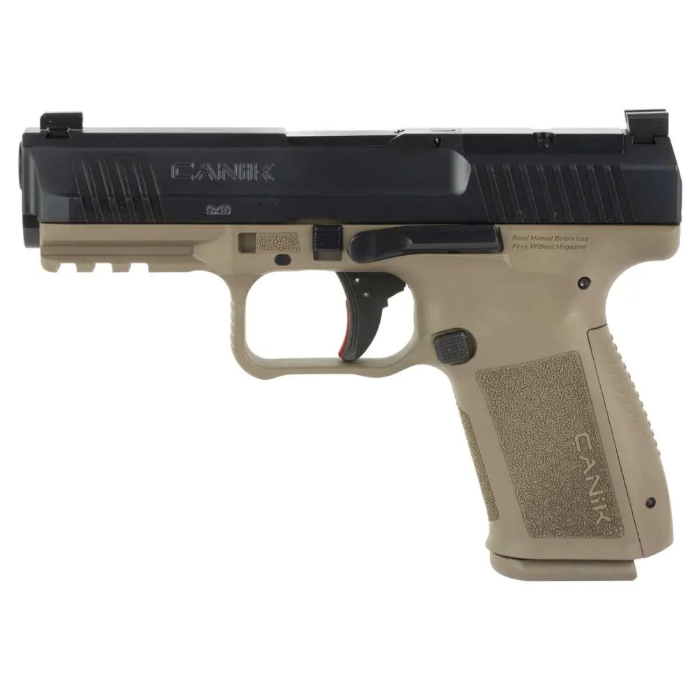 Canik Mete SF 9mm Pistol 15rd 4.19" BLK/FDE - Century Arms - 9mm