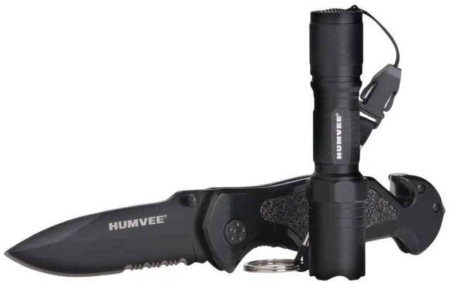 Humvee Adventure Gear HMVKCER1 Rescue Combo 3.25" Folding Spear Point... - Humvee Adventure Gear