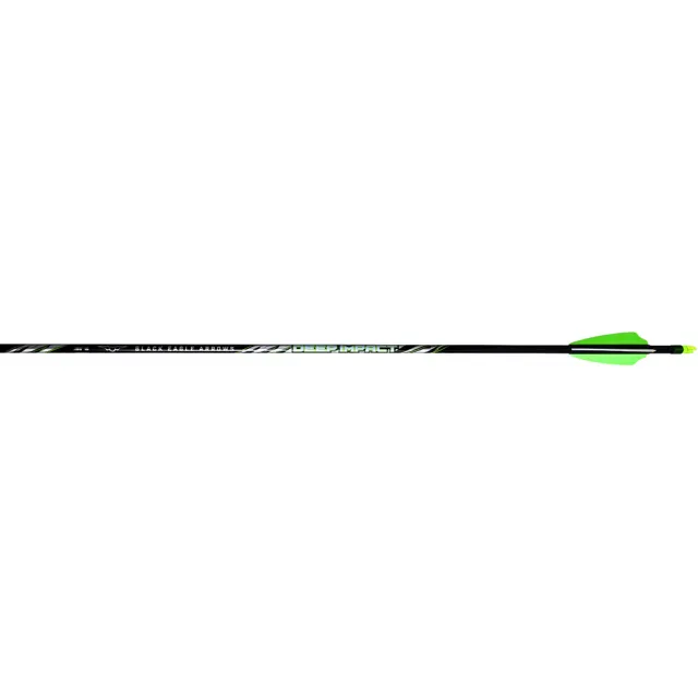Black Eagle Deep Impact 33813 2.5In Shield Cut Arrows 6-Pack - Black Eagle