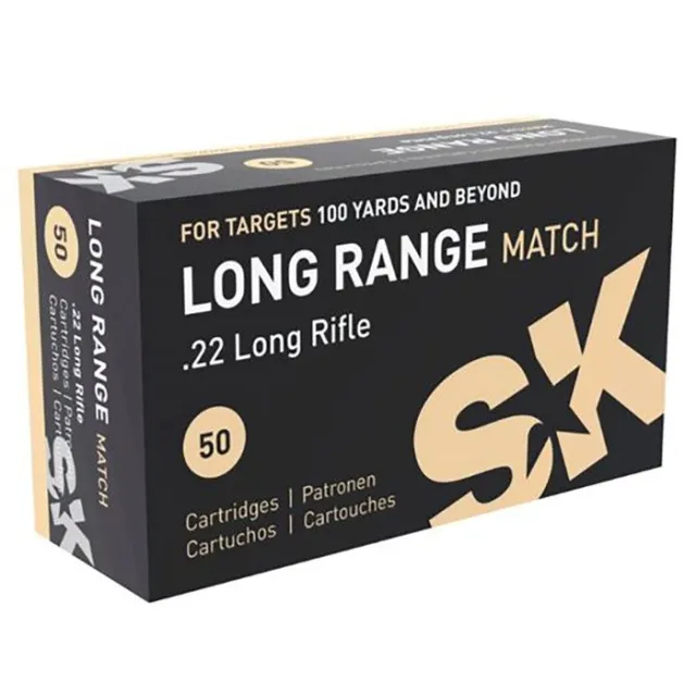 SK 22 LONG RIFLE 40GR LEAD ROUND NOSE 50/BOX