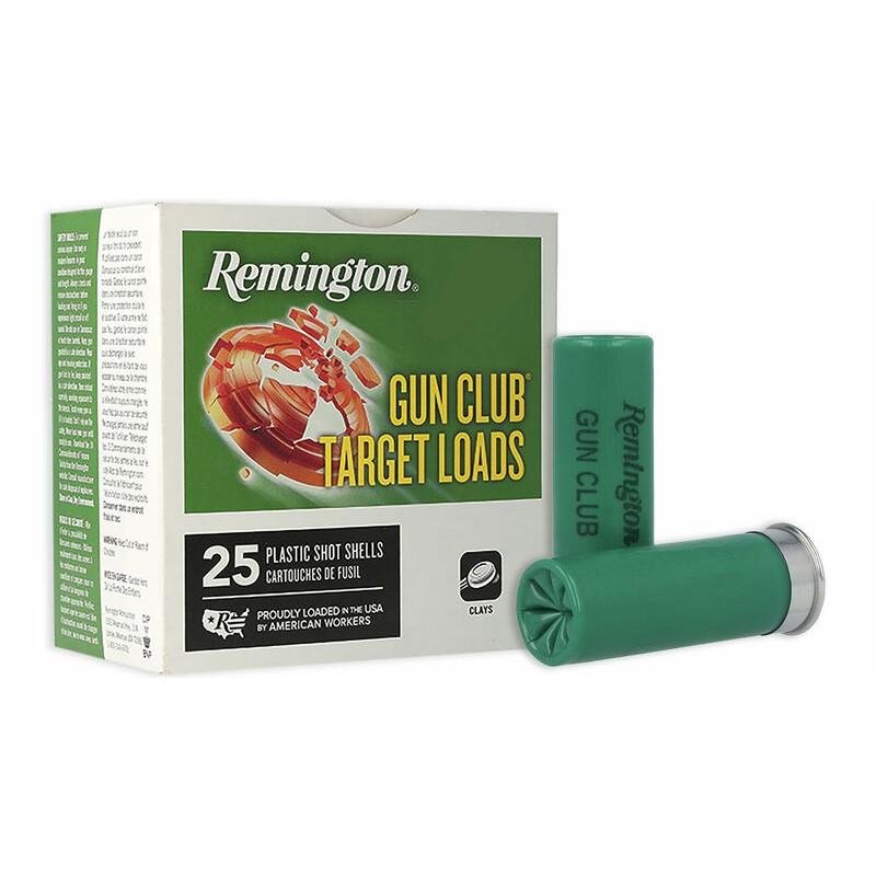 Remington Gun Club Target Loads 12 Gauge 2.75 In 8 Shot 1 1/8 oz 250 Rounds - Remington Arms Company, LLC - 12 Gauge