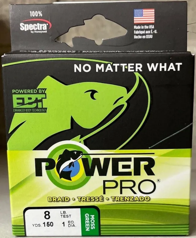 POWER 100150G 100# 150Y Green Spectra Braided Line