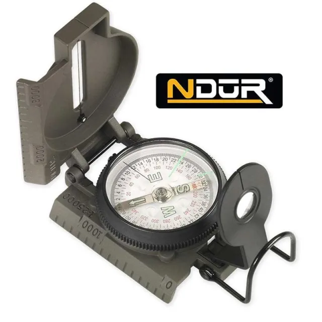 Lensatic NDUR 51500 Metal Compass Waterproof Luminous Graduated - Lensatic