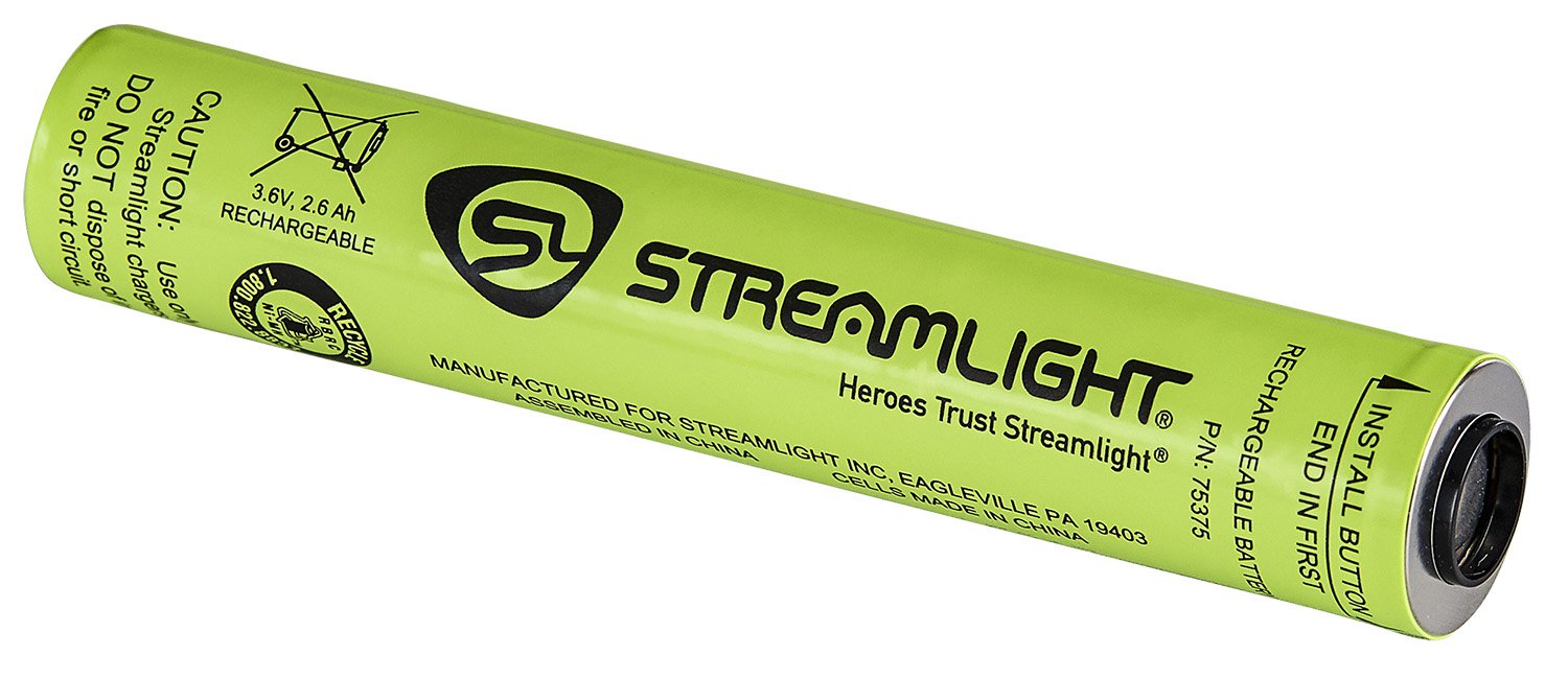 Buy Streamlight 75375 Stinger Battery Stick Neon Yellow 3.6V NiMH Rechargeable online