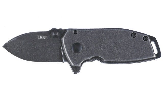 CRKT Squid Compact 1.75" Plain Black Knife - CRKT