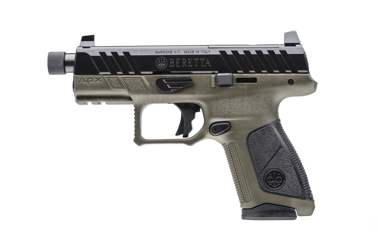 Beretta APX A1 9mm 17Rd OD Tactical Striker Pistol - Beretta - 9mm