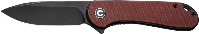 CIVIVI Elementum 2.96In Drop Point Plain Tip Burgundy Handle - CIVIVI Knives