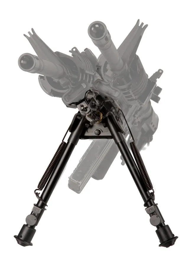 Blackhawk 71BP09BK Sportster Pivot Traverse Bipod 6"-9" Black Anodized
